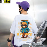 Playtime Ready Kids Oversized Tee – Cotton Dropshoulder for Movement